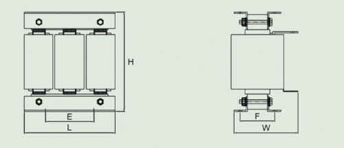 အဆင့်သုံး AC input ဓာတ်ပေါင်းဖို (၂) လုံး၊